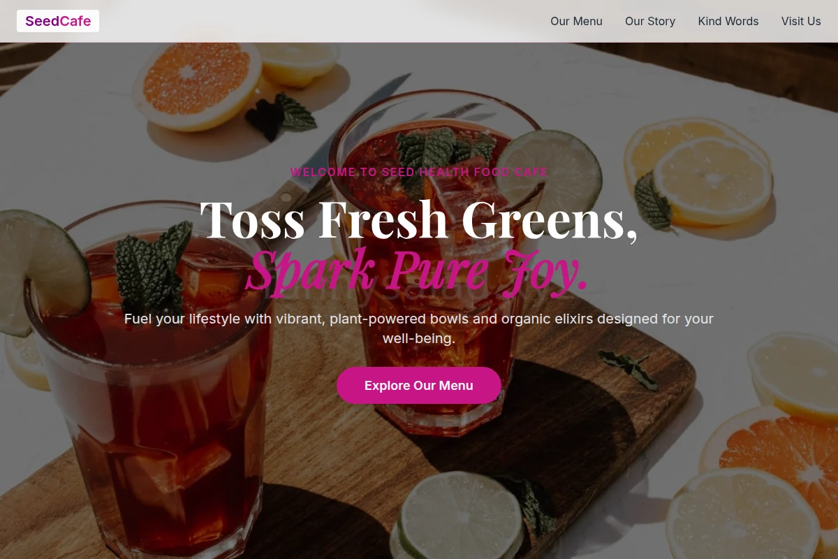 Seed Health Food Cafe